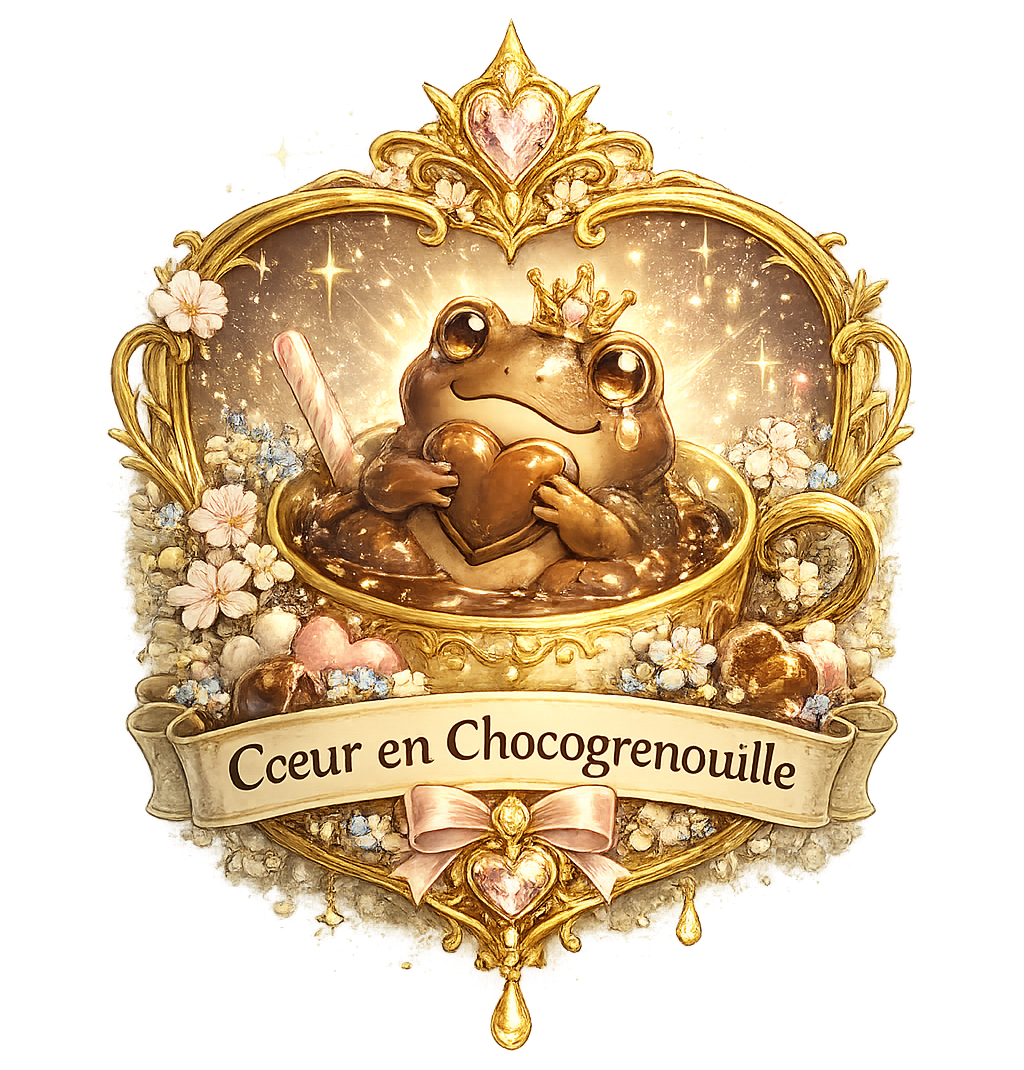 Coeur en Chocogrenouille